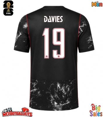Canada Alphonso Davies #19 Replica Away Stadium Shirt World Cup 2026 Short Sleeve